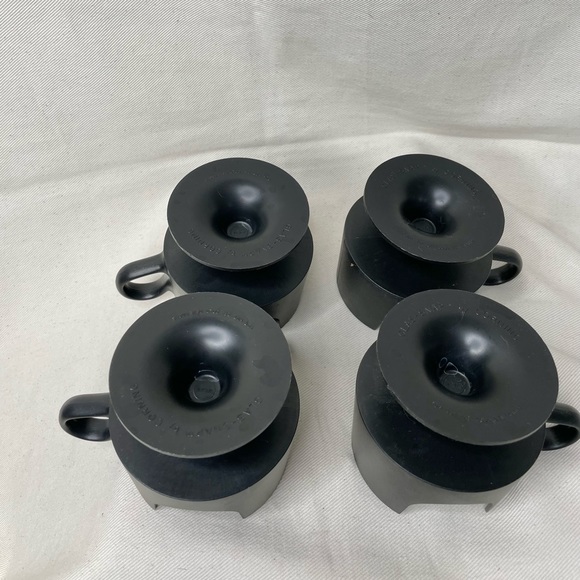 Vintage Corning glas snap glass holders set of 4 - Picture 5 of 6